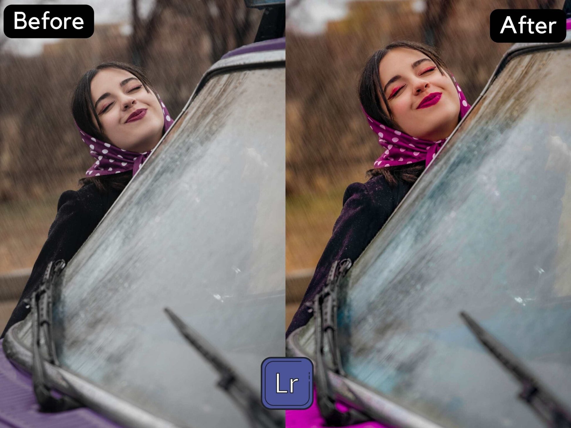 Purple Girl Premium Lightroom Preset
